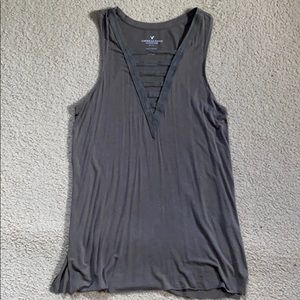 American Eagle Olive Tank Top